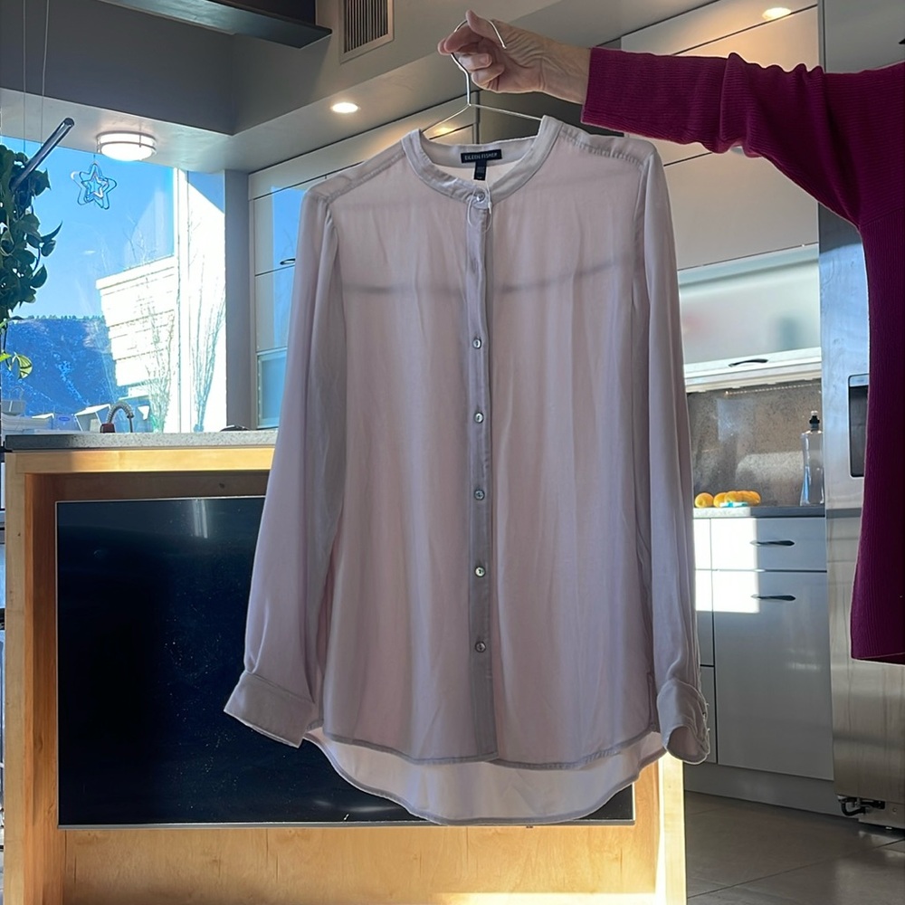 NWT Eileen Fisher Velvet Blouse